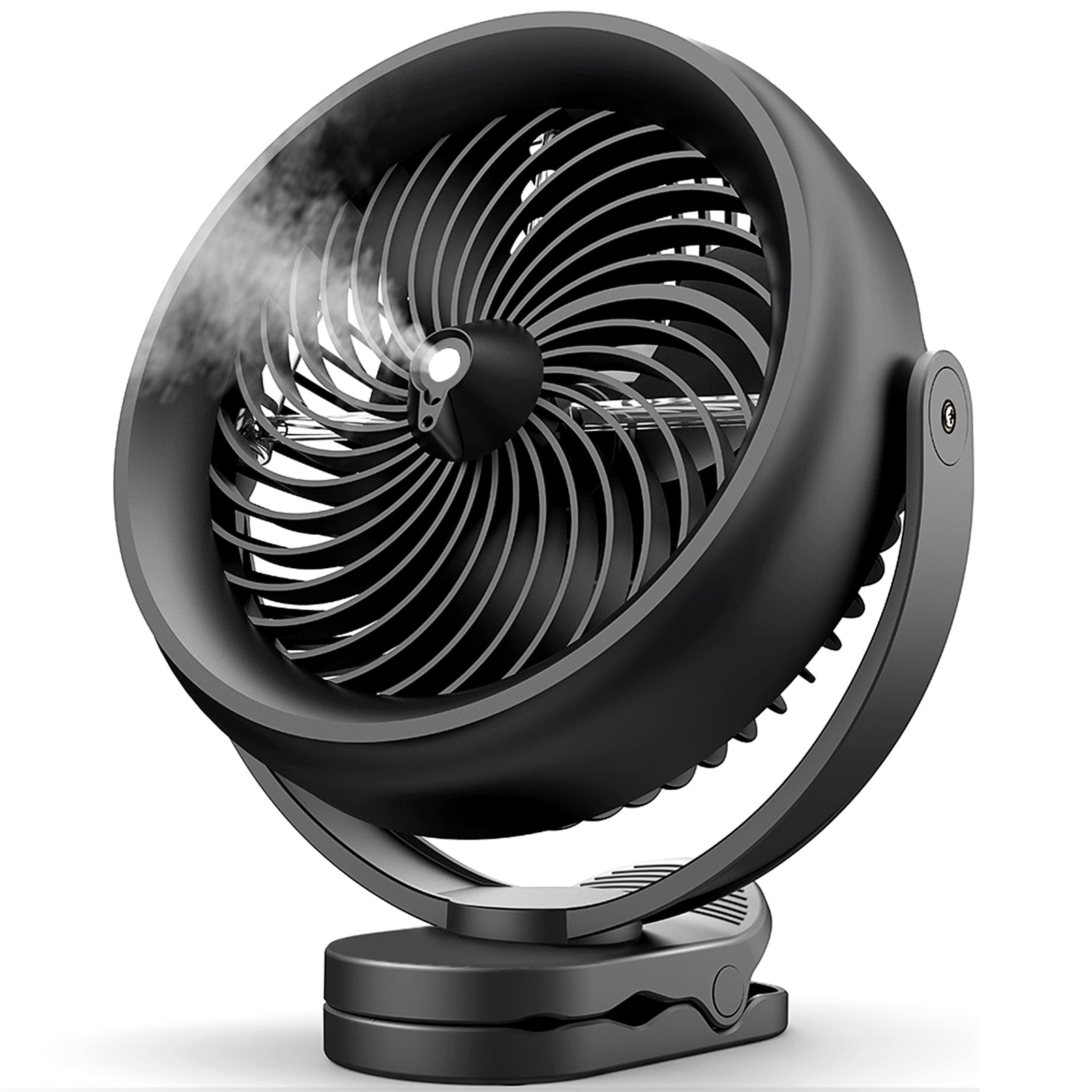 KOONIE 10000mAh Battery Operated Misting Fan with Clip, 8-Inch Mist Fa ...